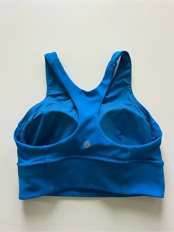lululemon athletica Wunder Train Longline Support Bra Poolside-Size 6 - Image 2