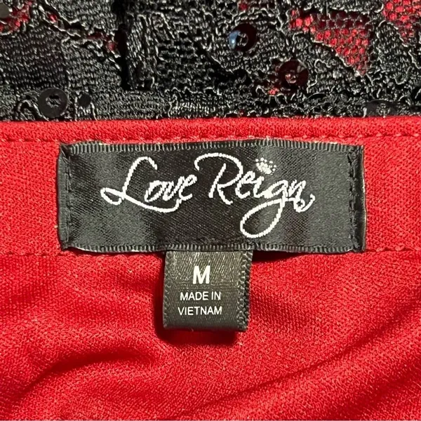 Love Reign Womens Lace Overlay Whimsigoth Dress Sz M HOCO Cocktail Fairy Grunge - Image 7