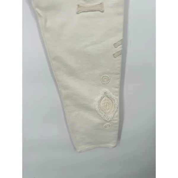 POLO RALPH LAUREN White Womens 27 Callen‎ HR Slim Jeans Aztec Boho Southwest - Image 5