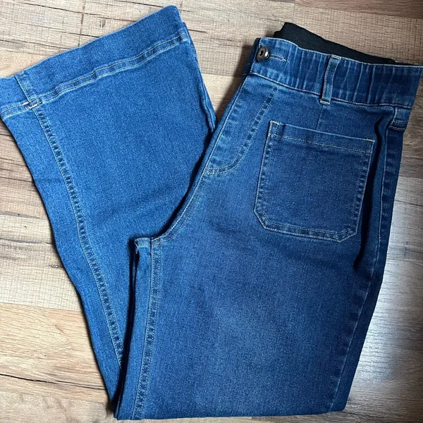 Wide Leg jeans‎ Blue Size undefined - Image 6