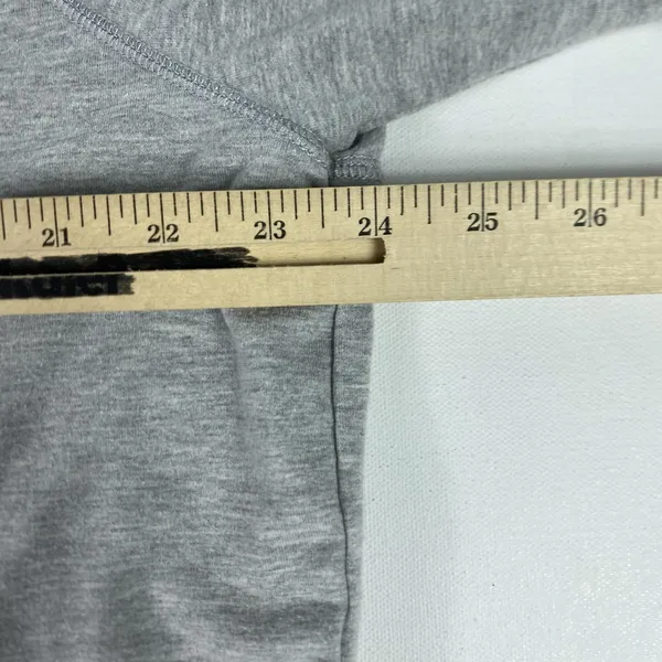 Lauren Ralph Lauren Jacket Womens‎ 2X Gray Full Zip Knit Striped Sleeve Logo - Image 7