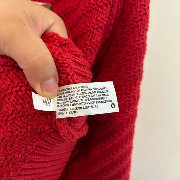 Universal Threads Vibrant Red Women's Medium  Cowl Sweater - Image 6
