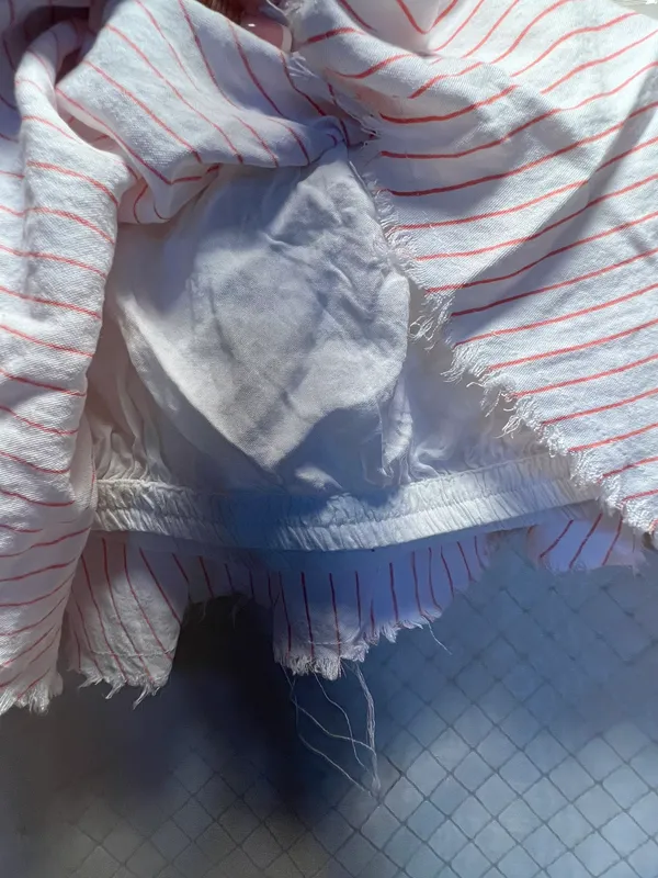 2 PCS Outfit ~off Shoulder Top & Pants Striped - Image 7
