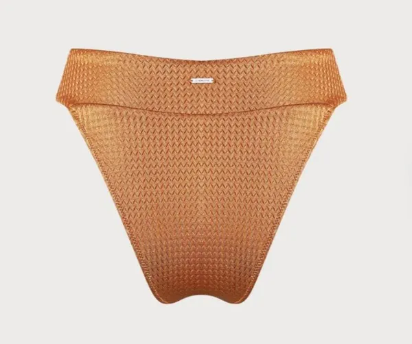 BERLOOK Caramel V Cut Jacquard Bikini Bottom ONLY 59 - Image 7
