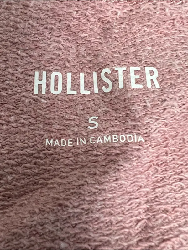 Hollister Pink Sweatshirt Size Small - VGUC - Image 5