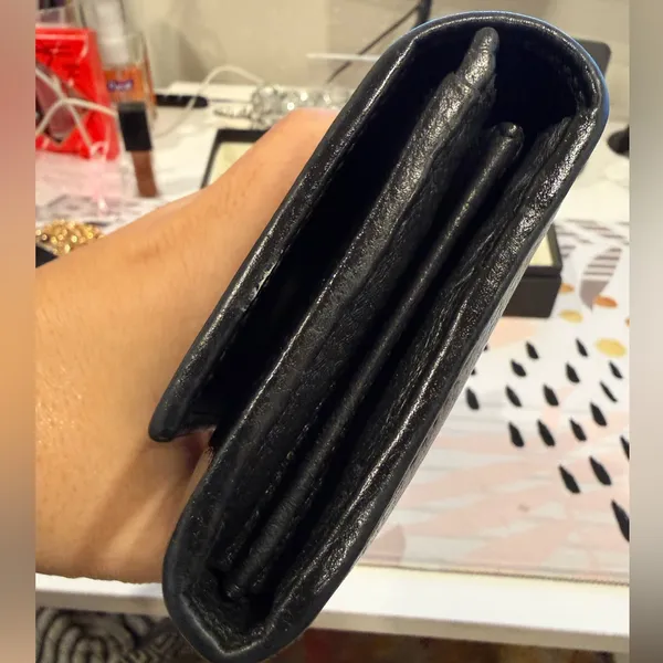 ✨SALE✨ Gucci Black Leather GG Wallet - Image 3