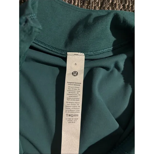 Lululemon Define Jacket *Nulu Storm Teal Sculpting Bodycon Lightweight Size 6 - Image 6