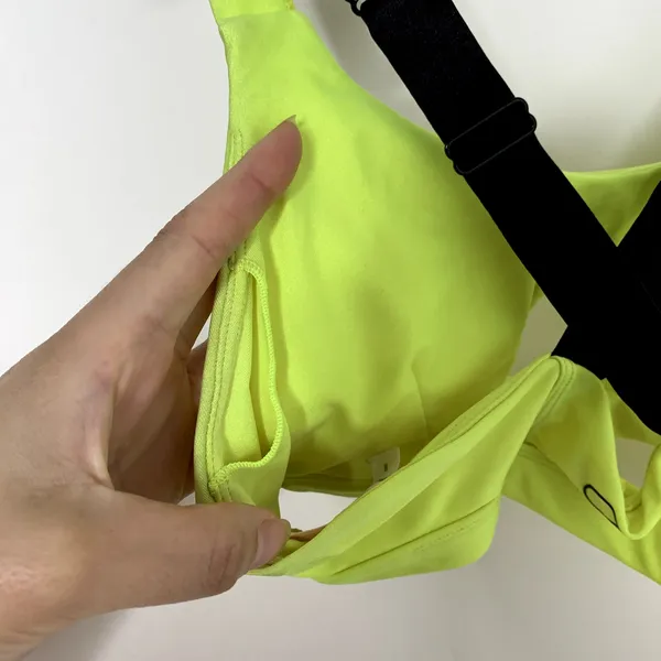 Bombshell Sportswear Glow Sports Bra Neon Womens Medium - Image 9