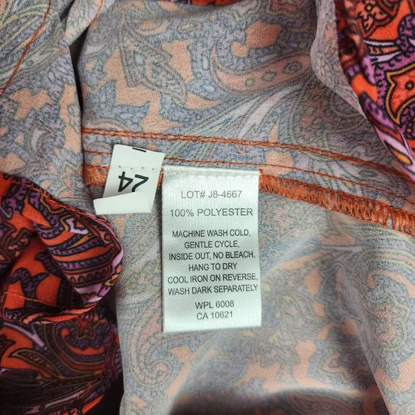 Panhandle Womens Western Shirt Long Sleeve Paisley Size M Medium - Image 7