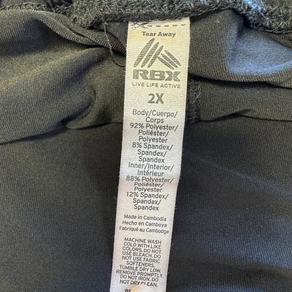 RBX Active Women's 2X Black Athletic Skort Pockets Tennis Golf Skirt Plus Size - Image 5