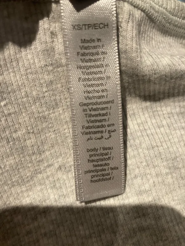 SKIMS Cotton Rib Scoop Neck Henley XS - Image 6
