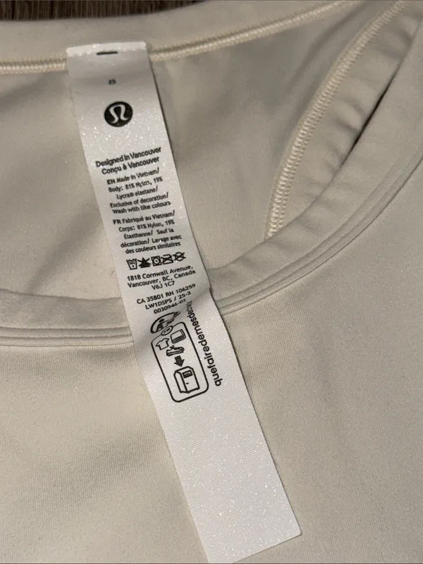 lululemon athletica Cream Racerback Tank - Image 4