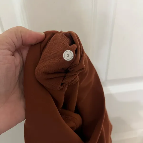 Lululemon Align Biker Short 8” Dark‎ Terracotta Size 8 - Image 5
