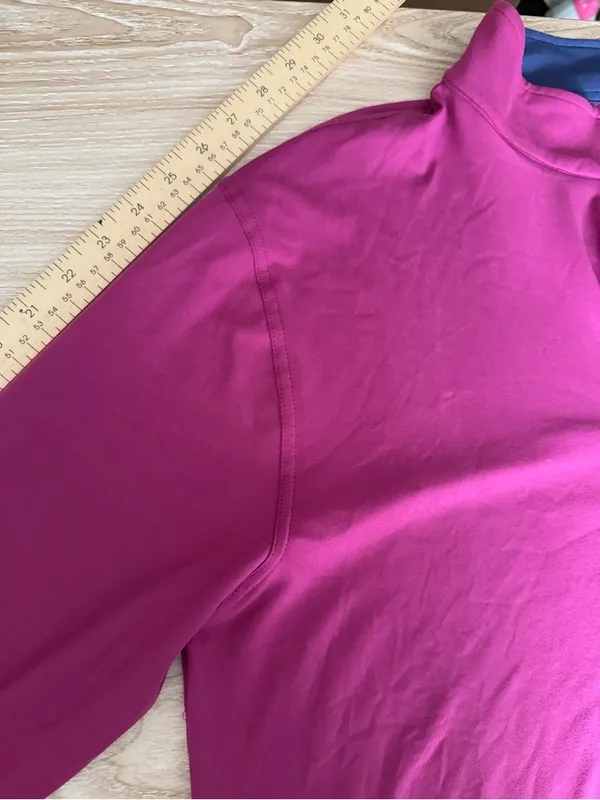 Proud 90 Golf is Fun Men’s XL Quarter Zip Pullover Magenta Golf Athletic Outdoor - Image 8