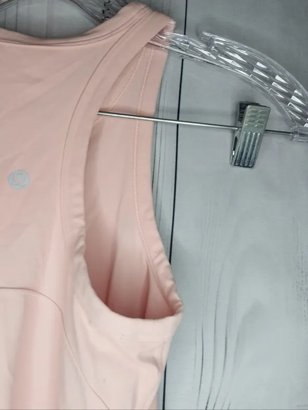 Lululemon Blush Pink Athletic Athleisure Workout Gym Tank Top Size 2 - Image 6