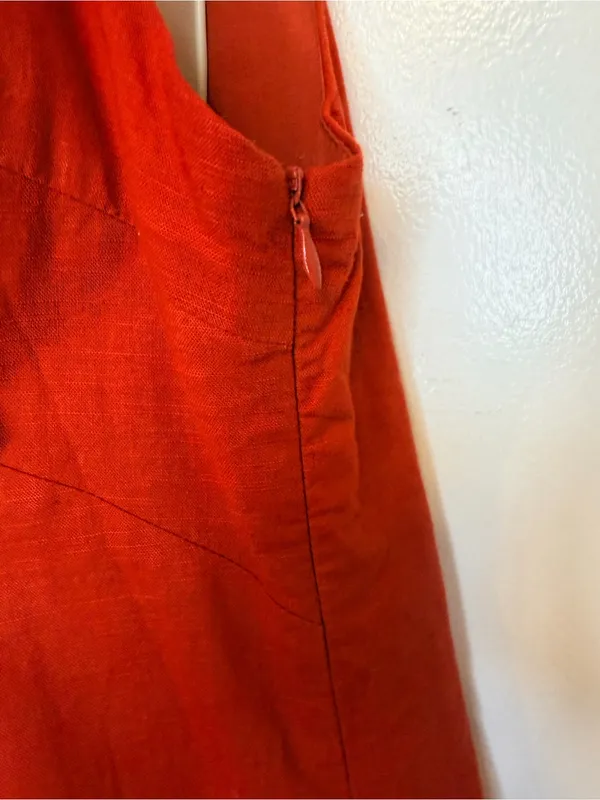 Commence Red Sheath Dress V Neck Sleeveless Party Cocktail Mini Dress Size L - Image 10