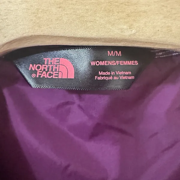 The North Face Women's‎ Medium Pseudio Puffer Vest Quilted Full Zip Purple - Image 4
