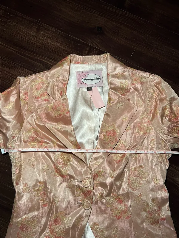 NWT Floral Wendy Hil Blazer Size 6 Pink - Image 7