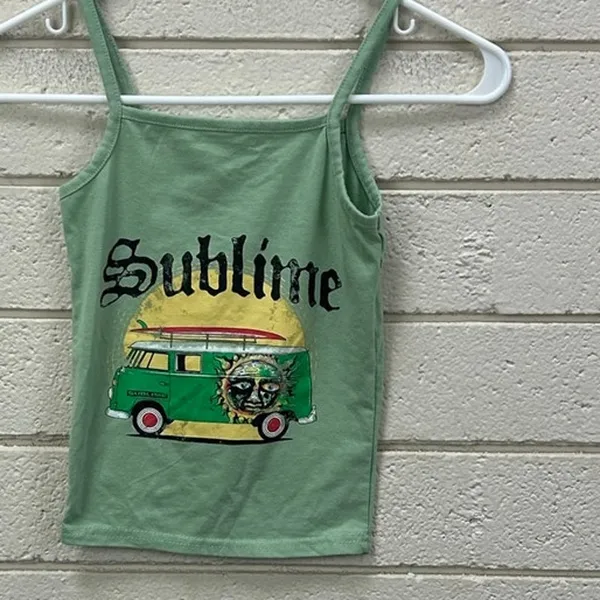 Sublime Band Green Tank size XS - Image 5