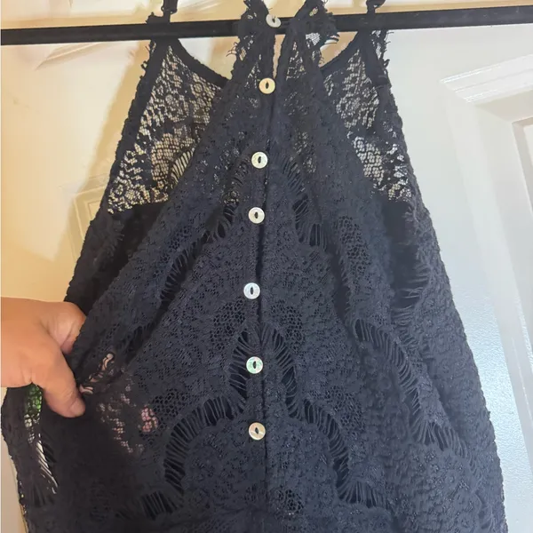 NWT‎ Free People Intimately She's Got It Lace-Trim Dress, Medium - Image 9