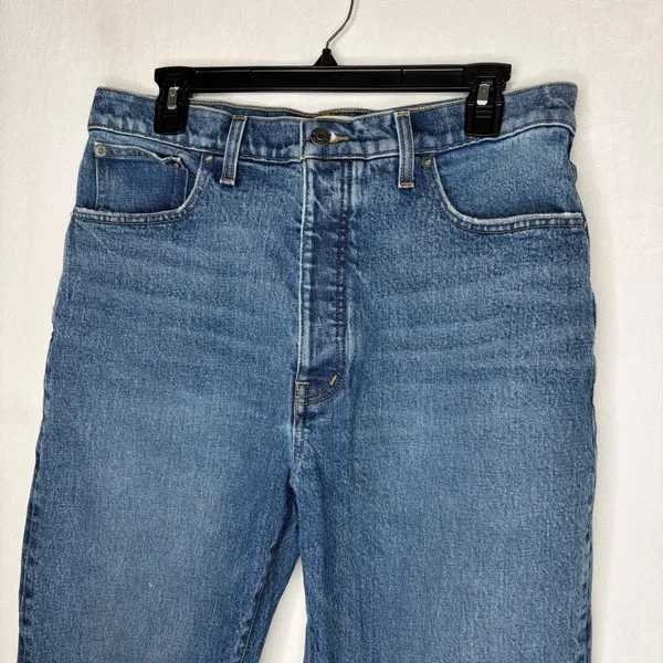 Madewell The 90s Straight‎ Crop Jeans - Concho Wash - Image 7