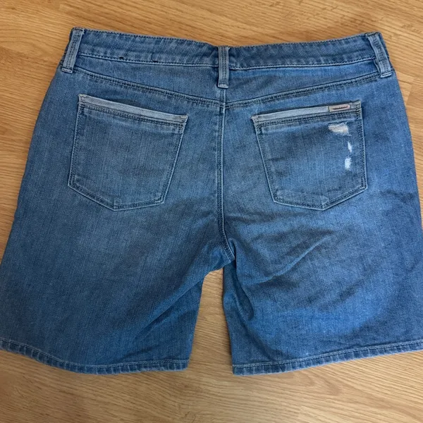 White House Black Market Light Blue Jean Shorts - Image 3