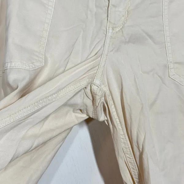 American Eagle Baggy Wide Leg Pant Size XL XXL 2X Ivory Drawstring Utility Cargo - Image 9