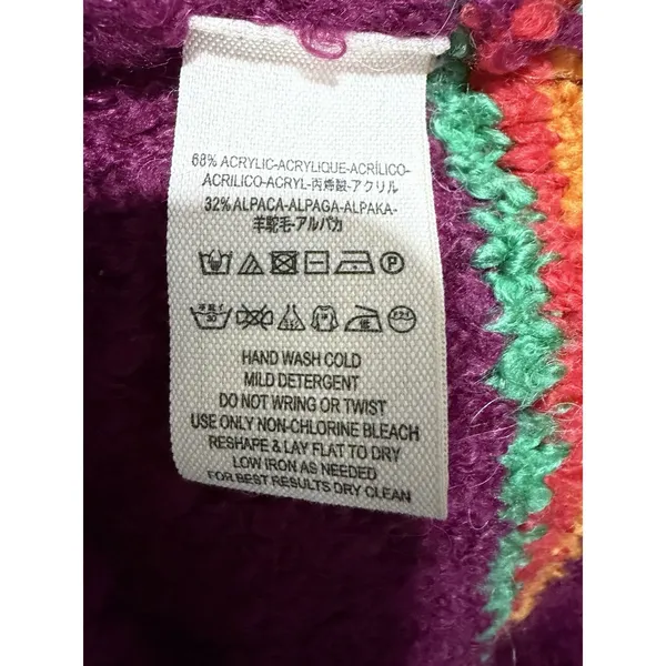 Free People Best Day Ever Striped Sweater‎ Women's Size Large - Image 10