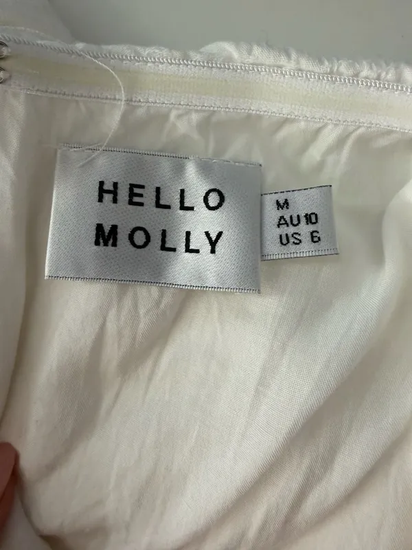 Hello Molly St. Cloud White Dress Size 6 - Image 2