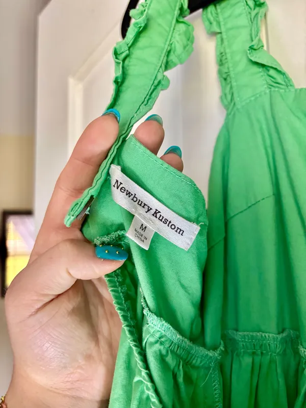 Newbury Kustom Green Maxi Dress - Image 6