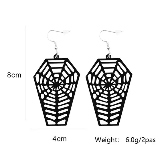 Halloween Earrings Black - Image 4