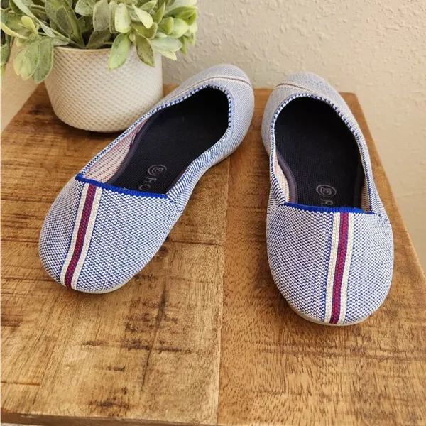 Rothy's Retired Blue Mirror Flats - Image 6