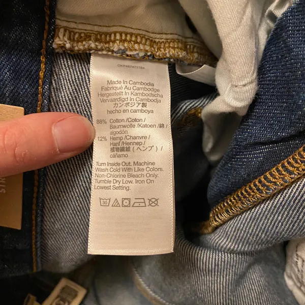 Madewell ‼️ Baggy Straight Jeans in Dark Worn Indigo Wash‼️ - Image 12
