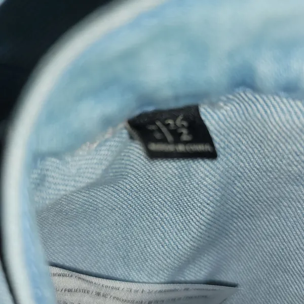 Abercrombie & Fitch Light Blue Denim Shorts - Image 6
