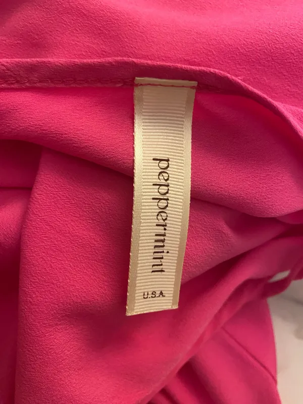 Hot Pink Peppermint Romper - Image 3