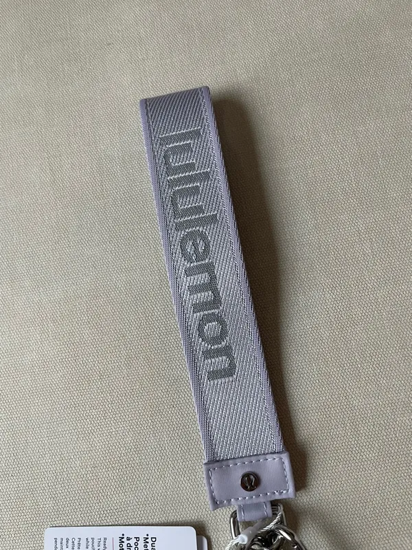 Lululemon Dual Pouch Wristlet *Metallic Wordmark - Faint Lavender - Image 2