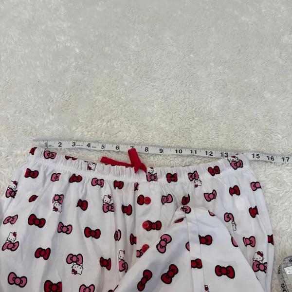 Hello Kitty Womens Pj Pants Loungewear XL Cotton Holiday Halloween Preppy - Image 6