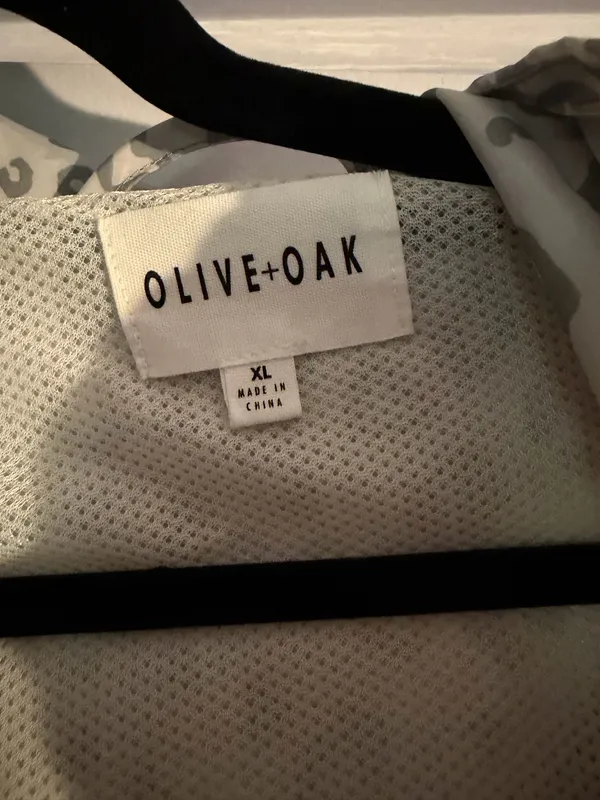 Grey lepard jacket Gray Size XXL - Image 2