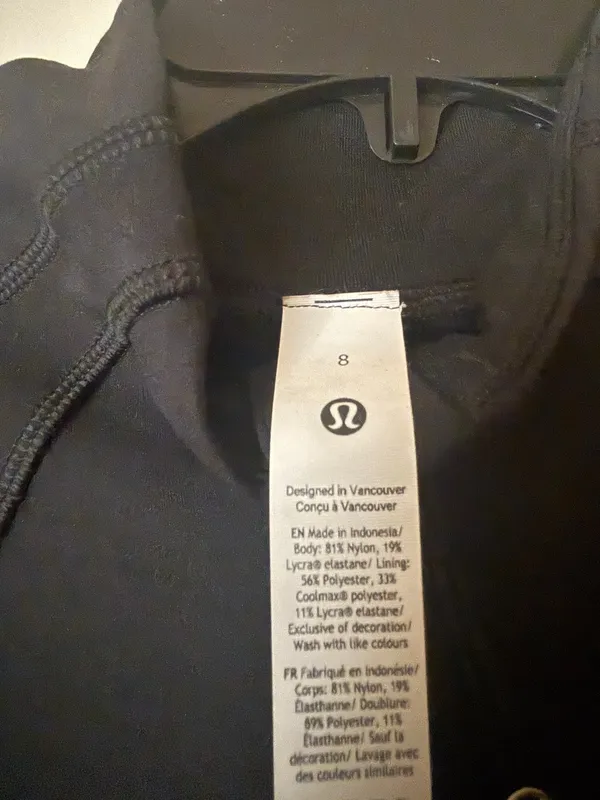 Lululemon Define Black Jacket Cropped - Image 4