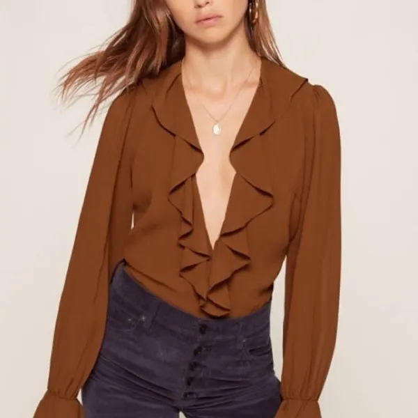 ✨ Reformation Brown Penny Bodysuit✨ - Image 7