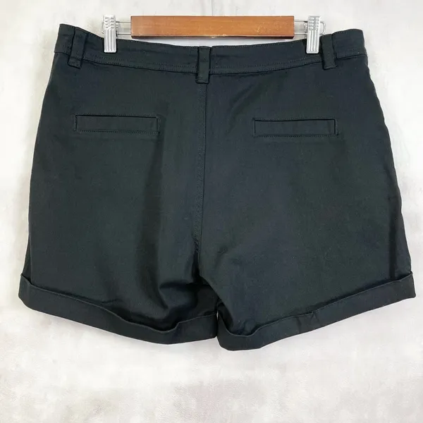 Simply‎ Styled Womens Chino Shorts Size 12 Cuffed Classic Summer Beachy Travel - Image 2