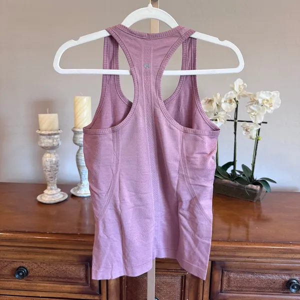 Lululemon Swiftly Tech Racerback Tank Pink Taupe Size 6 - Image 4