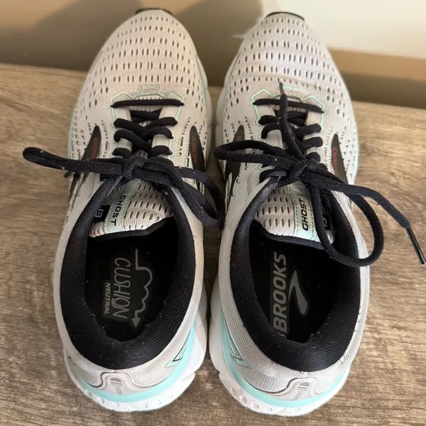 Brooks Ghost 13 Running Sneakers Gray Women’s Size 9.5 Lace Up - Image 7