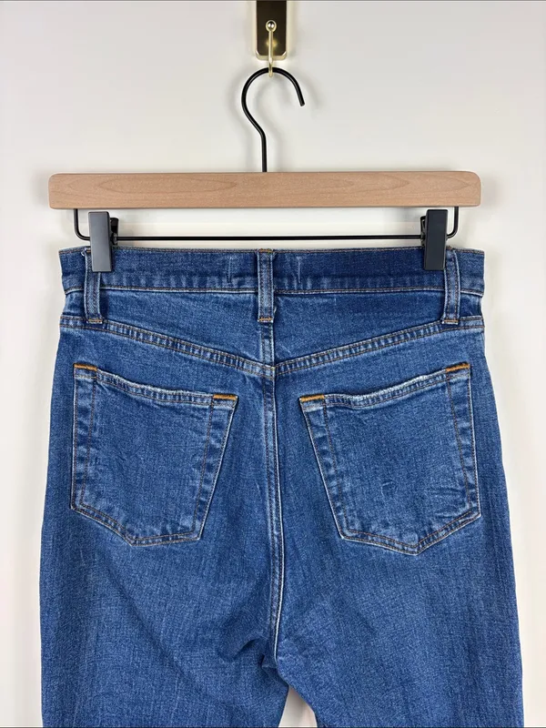 Abercrombie 90s Slim Straight Jeans Curve Love Women’s 28 6 High Rise Denim - Image 7