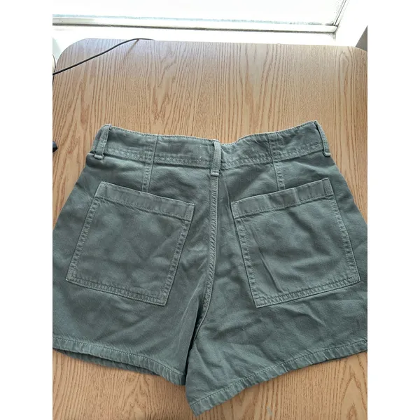 New Women’s Universal Thread Pleated Shorts High Rise Cotton Lyocell Size 8 - Image 4