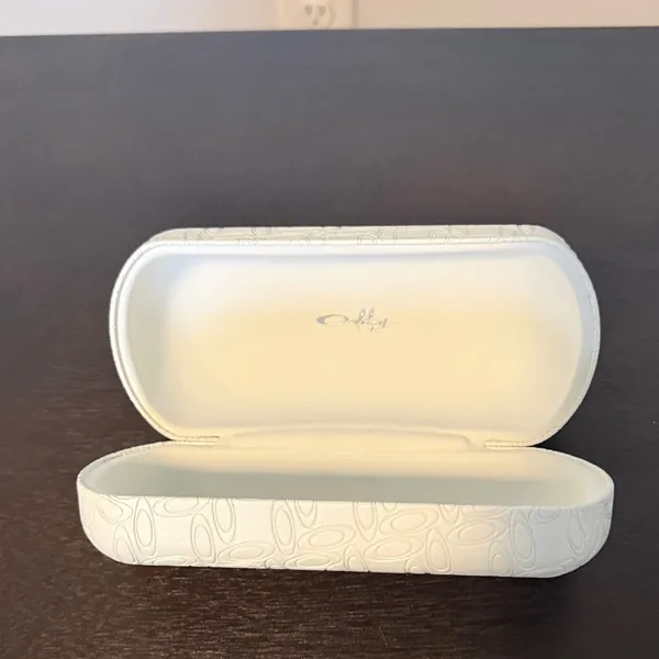 Oakley White Textured Eyewear Case Hard Shell Sunglasses Glasses Protective - Image 2