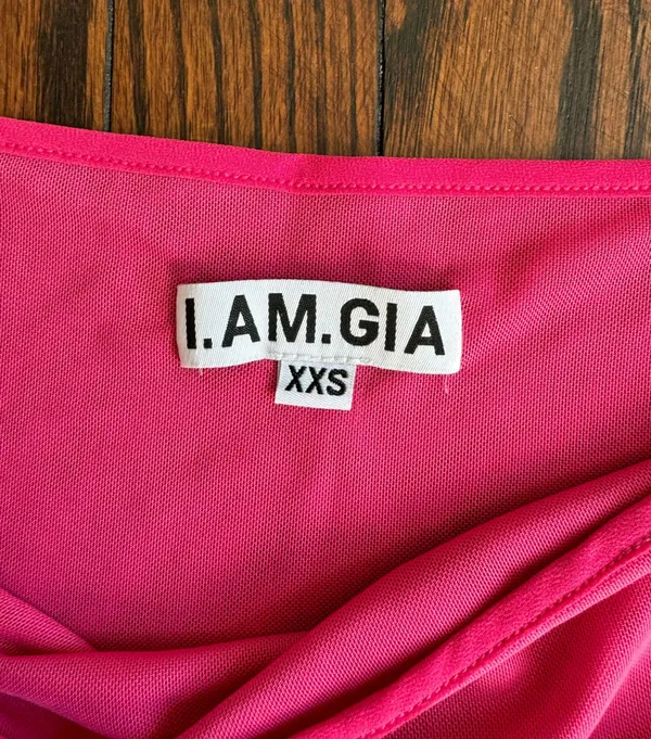 I AM GIA Pink Wrap Skirt - Image 4