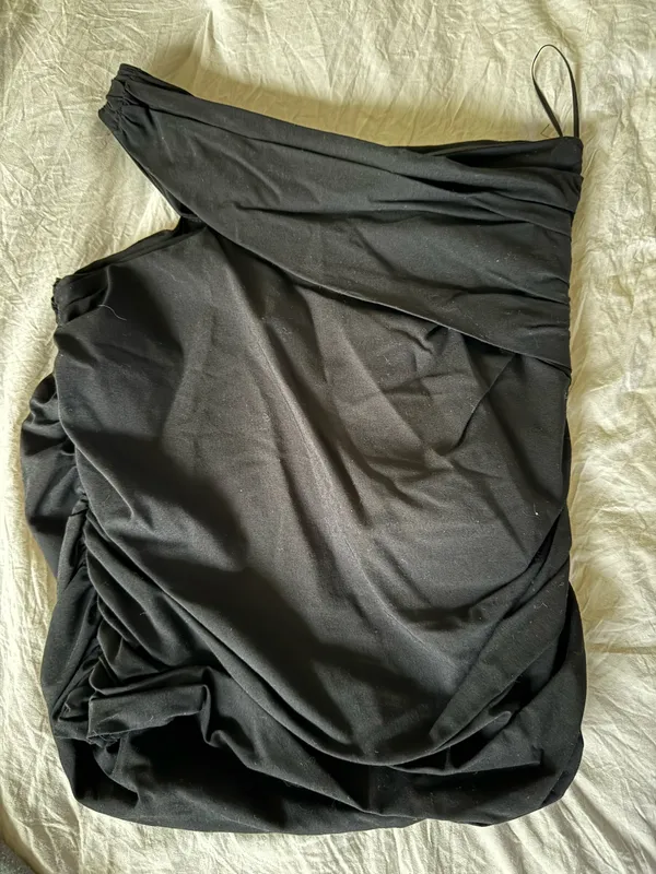 ZARA Black Top One-Shoulder - Image 2