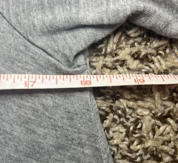BCBGeneration Women's Gray Short Sleeves Pullover T-Shirt Dress Size L - Image 7