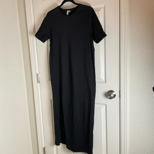 ASOS Women’s Black T-Shirt Dress size 6 - Image 2